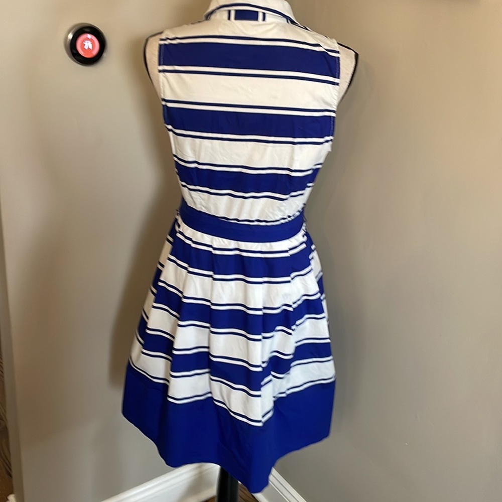 MILLY blue white stripe dress - Picture 7 of 14